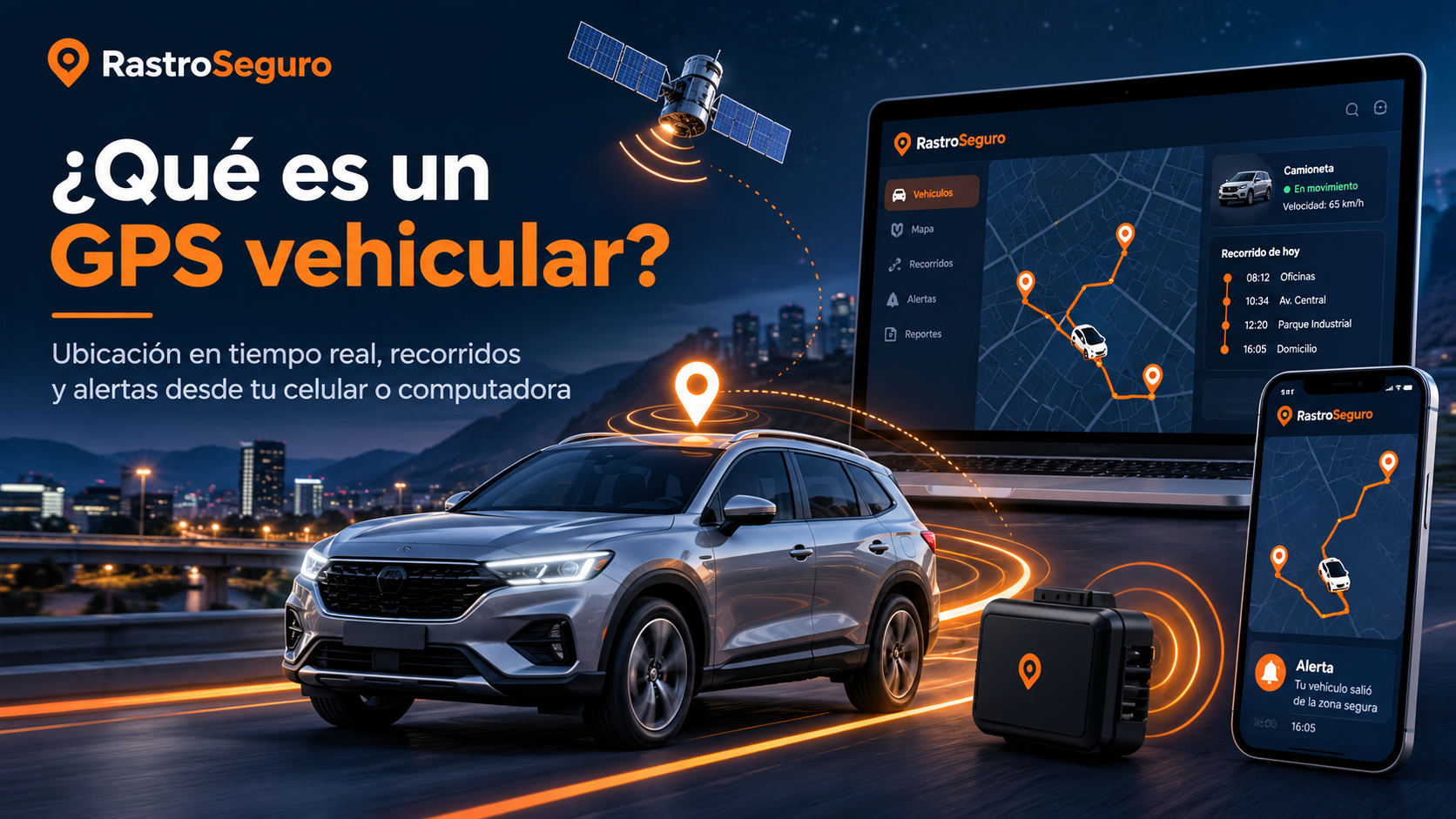¿Cómo funciona un GPS vehicular y cómo localizar tu carro desde el celular?
